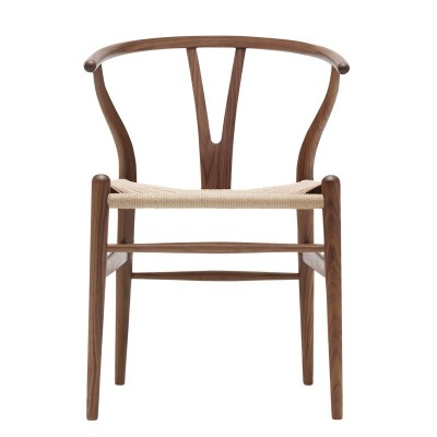 Silla CH24 Wishbone Nogal aceite asiento natural de Carl Hansen Silla CH24 Wishbone Nogal aceite asiento natural de Carl Hansen