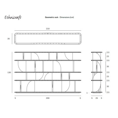 Geometric Rack - Ethnicraft Geometric Rack - Ethnicraft