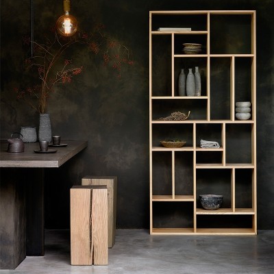 Ethnicraft, M shelf in oak wood Ethnicraft, M shelf in oak wood