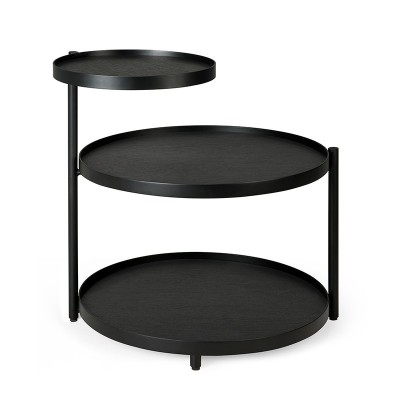 Ethnicraft, Mesa de apoio com tabuleiro giratório Ethnicraft, Mesa de apoio com tabuleiro giratório