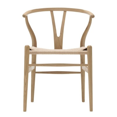 Silla CH24 Wishbone roble jabón de Carl Hansen Silla CH24 Wishbone roble jabón de Carl Hansen