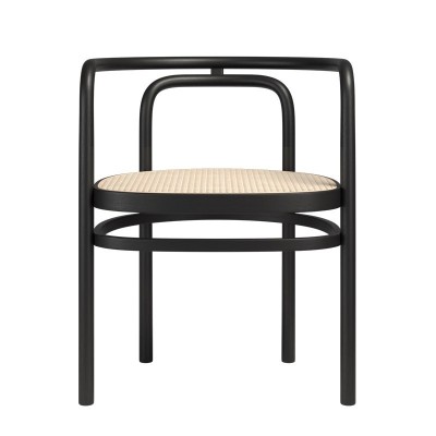Silla PK15 en fresno lacado negro de Fritz Hansen Silla PK15 en fresno lacado negro de Fritz Hansen