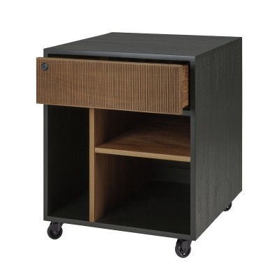 Cajonera con ruedas y 1 cajón Oscar de Ethnicraft