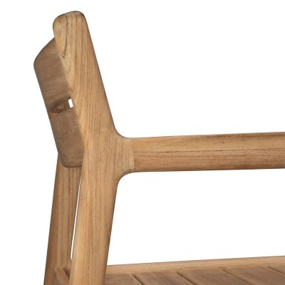 Detalle perfil Silla Jack outdoor de Ethnicraft Detalle perfil Silla Jack outdoor de Ethnicraft