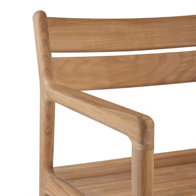 Detalle respaldo Silla Jack outdoor de Ethnicraft Detalle respaldo Silla Jack outdoor de Ethnicraft
