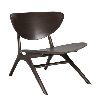 Sillón Eye caoba marrón oscuro de Ethnicraft Sillón Eye caoba marrón oscuro de Ethnicraft