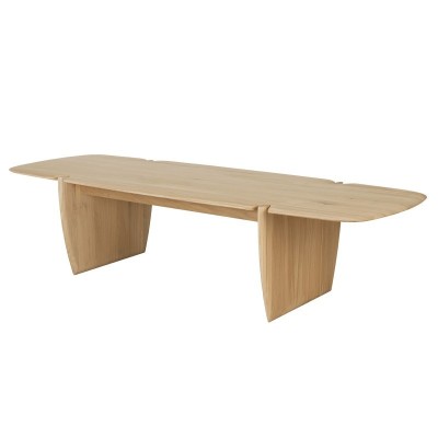 Mesa de centro PI en madera de roble de Ethnicraft. Mesa de centro PI en madera de roble de Ethnicraft.