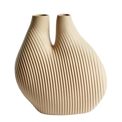 Jarrón W&S Chamber color light beige de HAY Jarrón W&S Chamber color light beige de HAY