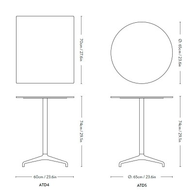 &tradition Mesa externa Rely ATD4 e ATD5 &tradition Mesa externa Rely ATD4 e ATD5