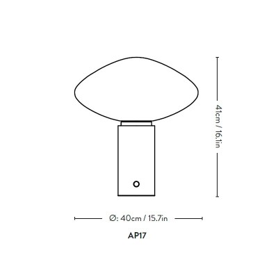 Lampe Mist AP17 de &tradition Lampe Mist AP17 de &tradition