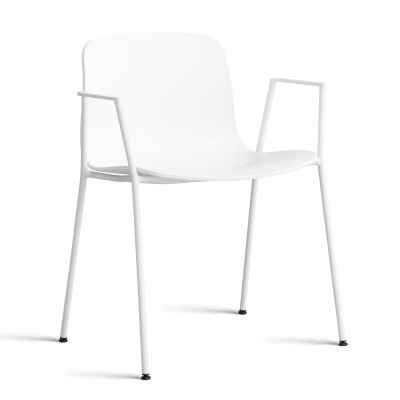 About A Chair AAC18 color blanco con pata blanca de HAY About A Chair AAC18 color blanco con pata blanca de HAY