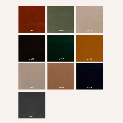 Pouf rectangulaire TS Gubi avec base noire Pouf rectangulaire TS Gubi avec base noire