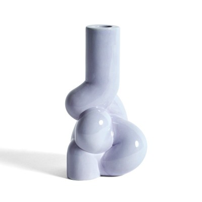 W&S Soft Candleholder color lavanda de HAY W&S Soft Candleholder color lavanda de HAY
