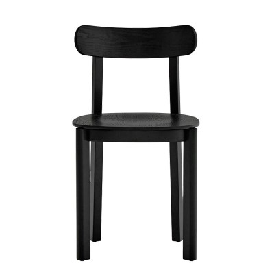 Frente Silla Nara fresno negro de Teulat Frente Silla Nara fresno negro de Teulat