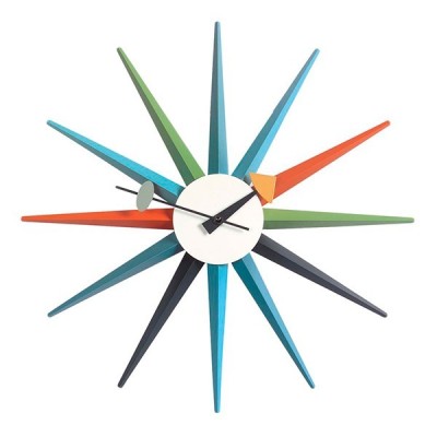 Sunburst Clock Multicolor - Vitra Sunburst Clock Multicolor - Vitra