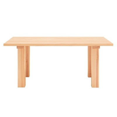 Mesa de comedor Banda color pino natural largo 180cm de Teulat Mesa de comedor Banda color pino natural largo 180cm de Teulat