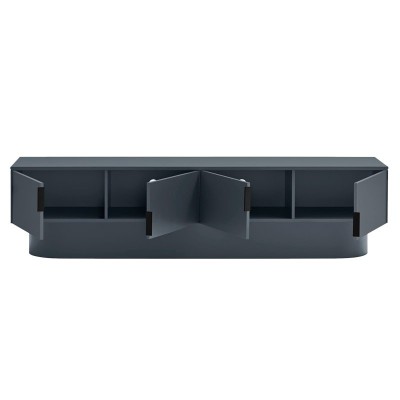 Mueble TV Totem abierto color gris antracita de Teulat Mueble TV Totem abierto color gris antracita de Teulat