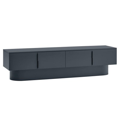 Vista mueble TV Totem color gris antracita de Teulat Vista mueble TV Totem color gris antracita de Teulat