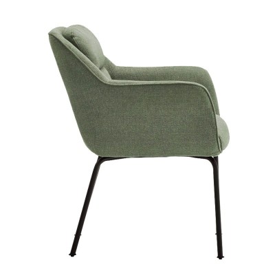 Perfil Silla Sadira verde grisáceo de Teulat Perfil Silla Sadira verde grisáceo de Teulat