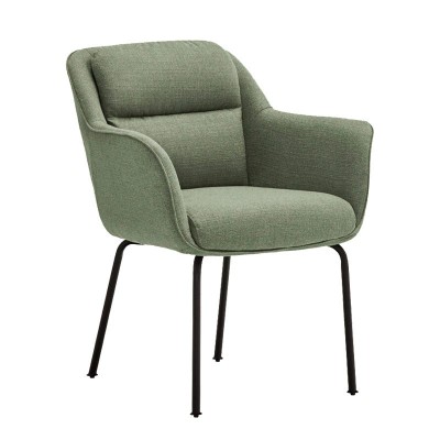 Silla Sadira verde grisáceo de Teulat Silla Sadira verde grisáceo de Teulat