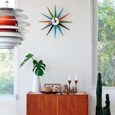 Sunburst Clock Multicolor - Vitra Sunburst Clock Multicolor - Vitra