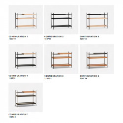 Woud sistema de estanterías Trays Woud sistema de estanterías Trays
