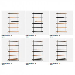 Woud sistema de estanterías Trays Woud sistema de estanterías Trays