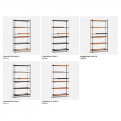 Woud sistema de estanterías Trays Woud sistema de estanterías Trays
