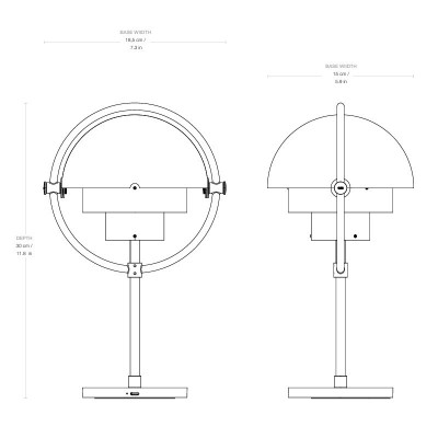 Portable Multi Lite lamp from GUBI Portable Multi Lite lamp from GUBI