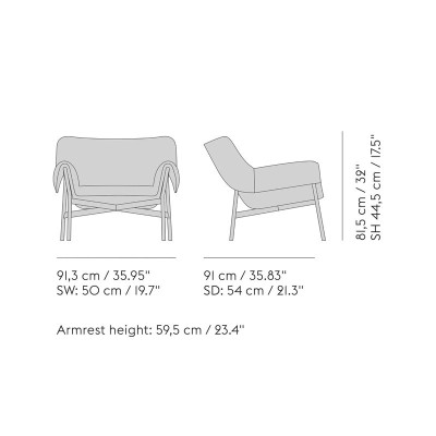 Muuto, Cadeira Lounge Wrap Muuto, Cadeira Lounge Wrap