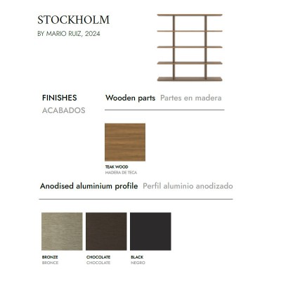 Stockholm Shelf by Punt, Ombra Collection Stockholm Shelf by Punt, Ombra Collection