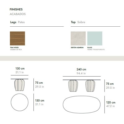 Punt, Table Corail (Collection Ombra) Punt, Table Corail (Collection Ombra)