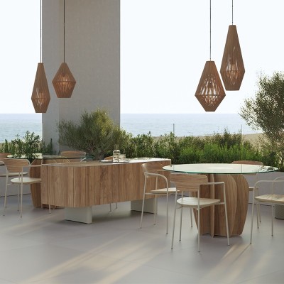 Punt Mobles, Atrium - Madia da esterno in legno di teak Punt Mobles, Atrium - Madia da esterno in legno di teak