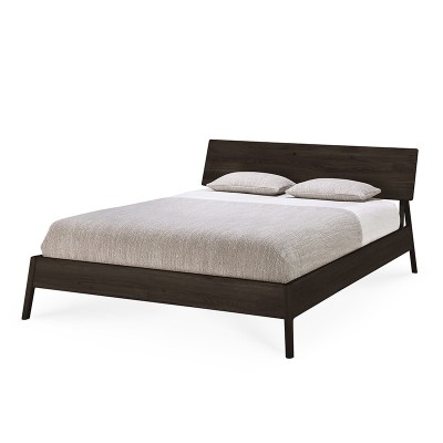 Ethnicraft, Lit gonflable en chêne verni brun Ethnicraft, Lit gonflable en chêne verni brun