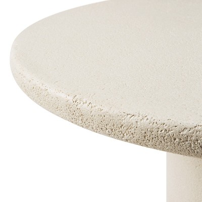Mesa de comedor Elements, microcemento Off White, de Ethnicraft Mesa de comedor Elements, microcemento Off White, de Ethnicraft