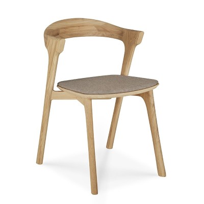 Bok chair upholstered Warm grey - Ethnicraft Bok chair upholstered Warm grey - Ethnicraft