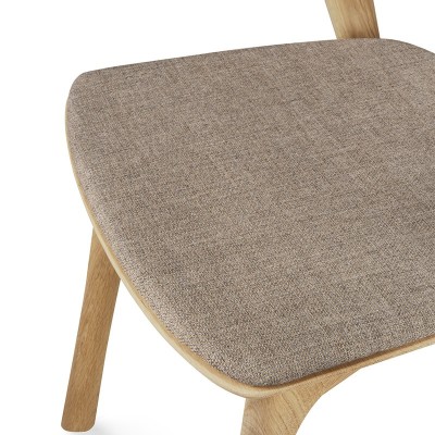 Bok chair upholstered Warm grey - Ethnicraft Bok chair upholstered Warm grey - Ethnicraft