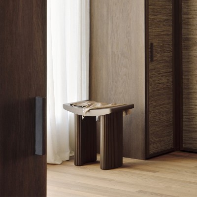 Ethnicraft, Tabouret bas Roller Max Ethnicraft, Tabouret bas Roller Max