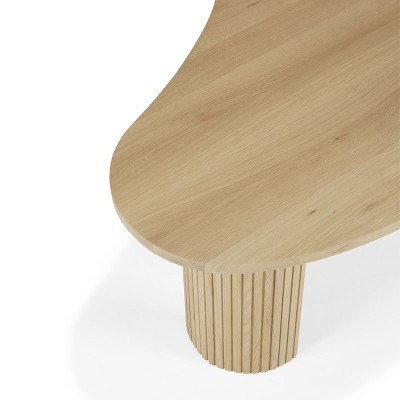 Ethnicraft Boomerang Tables Basses en Acajou Brun Foncé Ethnicraft Boomerang Tables Basses en Acajou Brun Foncé