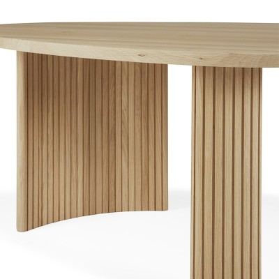 Ethnicraft Boomerang Tables Basses en Acajou Brun Foncé Ethnicraft Boomerang Tables Basses en Acajou Brun Foncé