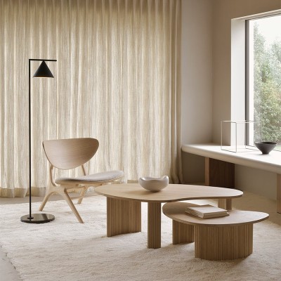 Eye armchair upholstered seat - Ethnicraft Eye armchair upholstered seat - Ethnicraft