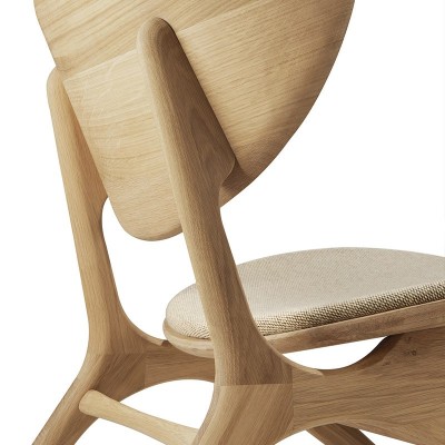 Eye armchair upholstered seat - Ethnicraft Eye armchair upholstered seat - Ethnicraft