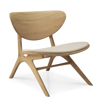 Eye armchair upholstered seat - Ethnicraft Eye armchair upholstered seat - Ethnicraft