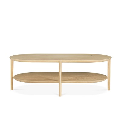 Table basse ovale Bok - Ethnicraft Table basse ovale Bok - Ethnicraft