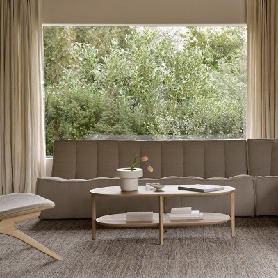 Table basse ovale Bok - Ethnicraft Table basse ovale Bok - Ethnicraft