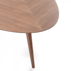 Zanotta, Mesa Tweed 2316 de madera Zanotta, Mesa Tweed 2316 de madera