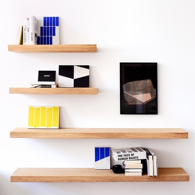 Ethnicraft estante de pared roble