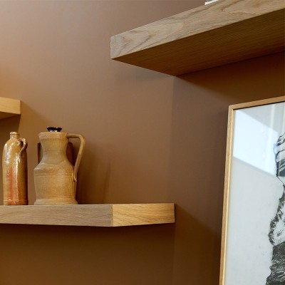 Ethnicraft estante de pared roble