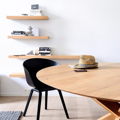 Ethnicraft estante de pared roble
