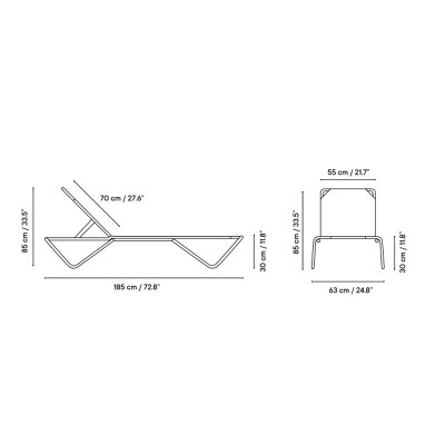 Isimar Barceloneta outdoor lounger Isimar Barceloneta outdoor lounger